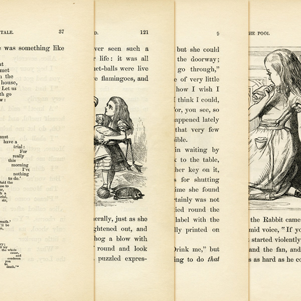 Alice In Wonderland Printable Book Pages